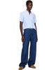 Polo Ralph Lauren Polo Ralph Lauren Blue & White Untucked Shirt - 4