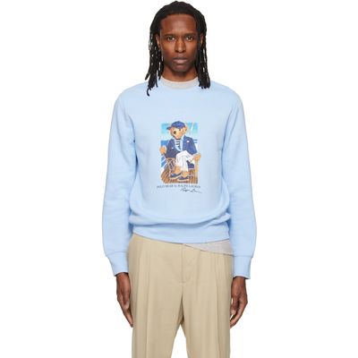 Polo Ralph Lauren Polo Ralph Lauren Blue Polo Bear Fleece Sweatshirt