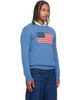 Polo Ralph Lauren Polo Ralph Lauren Blue 'The Iconic Flag' Sweater - 2