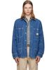 Polo Ralph Lauren Polo Ralph Lauren Blue 'The Waldron' Denim Utility Jacket - 1