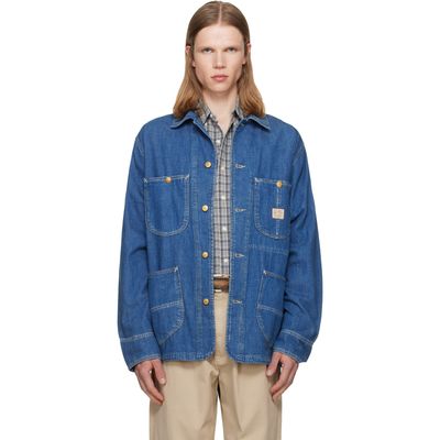 Polo Ralph Lauren Polo Ralph Lauren Blue 'The Waldron' Denim Utility Jacket