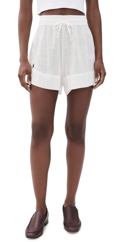 Polo Ralph Lauren Polo Ralph Lauren Boyfriend Shorts Cream
