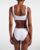 Polo Ralph Lauren Polo Ralph Lauren Broderie anglaise ruffled bikini bottoms - 4
