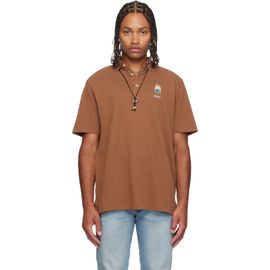 Polo Ralph Lauren Polo Ralph Lauren Brown Classic Fit Polo Bear Mesh Polo