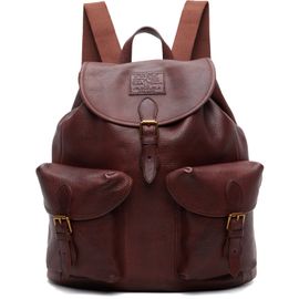 Polo Ralph Lauren Polo Ralph Lauren Brown Leather Large Backpack