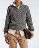 Polo Ralph Lauren Polo Ralph Lauren Cable-knit wool-blend half-zip sweater - 2