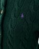 Polo Ralph Lauren Polo Ralph Lauren Cable Knit Cardigan College Green - 6