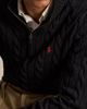 Polo Ralph Lauren Polo Ralph Lauren Cable Knit Cotton Half-Zip Sweater in Black, Men's at Urban Outfitters - 2