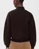 Polo Ralph Lauren Polo Ralph Lauren Cable Knit Wool Cashmere Bomber Jacket Walnut Brown Melange - 3