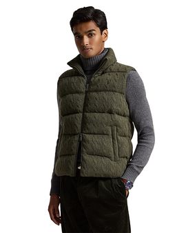 Polo Ralph Lauren Polo Ralph Lauren Cable Knit Wool Cashmere Sweater Vest