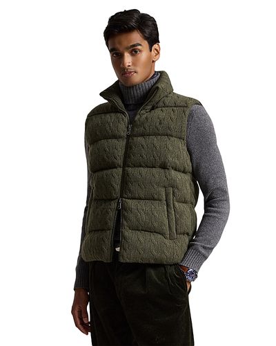 Polo Ralph Lauren Polo Ralph Lauren Cable Knit Wool Cashmere Sweater Vest