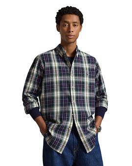 Polo Ralph Lauren Polo Ralph Lauren Classic Fit Cotton Plaid Brushed Oxford Shirt