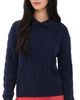 Polo Ralph Lauren Polo Ralph Lauren Collared Cable Knit Sweater Hunter Navy - 1