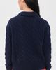 Polo Ralph Lauren Polo Ralph Lauren Collared Cable Knit Sweater Hunter Navy - 3