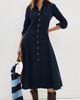 Polo Ralph Lauren Polo Ralph Lauren Corduroy Collared Dress Navy - 5