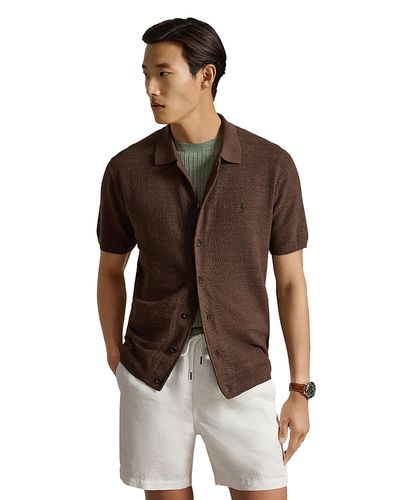 Polo Ralph Lauren Polo Ralph Lauren Cotton-Linen Short-Sleeve Cardigan