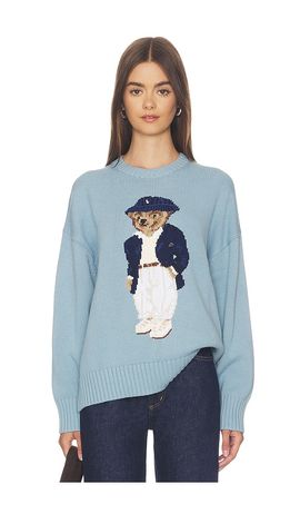 Polo Ralph Lauren Polo Ralph Lauren Cotton Bear Crew Neck Pullover