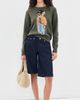 Polo Ralph Lauren Polo Ralph Lauren Cotton Bear Long Sleeve Crew Neck Pullover Marled Olive - 5