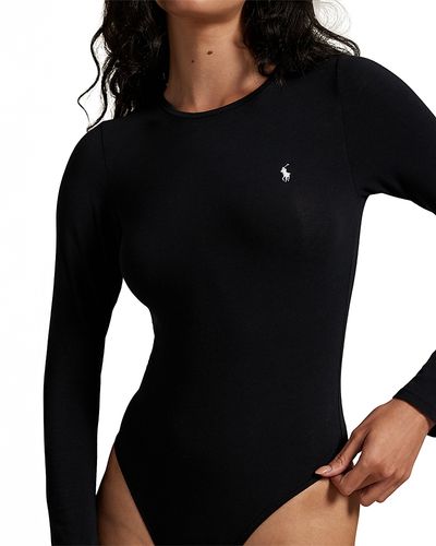 Polo Ralph Lauren Polo Ralph Lauren Cotton Blend Long Sleeve Bodysuit