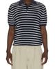 Polo Ralph Lauren Polo Ralph Lauren Cotton Blend Textured 3 Button Placket Short Sleeve Polo Sweater - 1