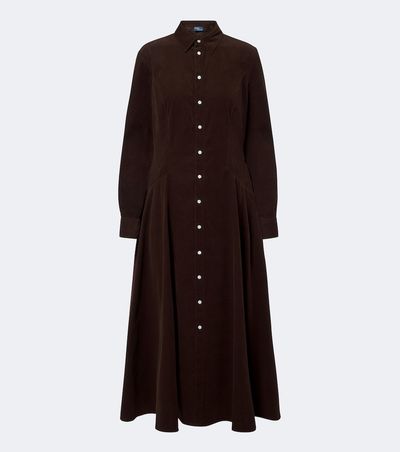 Polo Ralph Lauren Polo Ralph Lauren Cotton corduroy midi dress