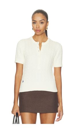 Polo Ralph Lauren Polo Ralph Lauren Cotton Short Sleeve Henley Sweater