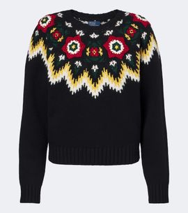Polo Ralph Lauren Polo Ralph Lauren Crochet wool and cotton sweater