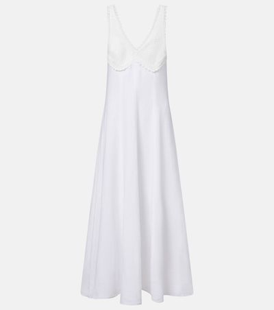 Polo Ralph Lauren Polo Ralph Lauren Crocheted linen midi dress