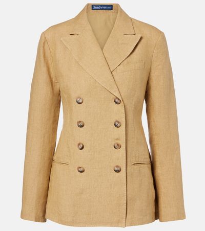 Polo Ralph Lauren Polo Ralph Lauren Double-breasted linen blazer