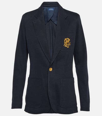Polo Ralph Lauren Polo Ralph Lauren Embroidered cotton-blend blazer