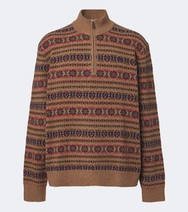 Polo Ralph Lauren Polo Ralph Lauren Fair Isle wool half-zip sweater