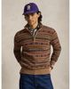 Polo Ralph Lauren Polo Ralph Lauren Fair Isle Wool Stand Collar Zip Sweater - 4