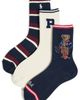 Polo Ralph Lauren Polo Ralph Lauren Fall Bear Socks 3-Pack Navy One - 1