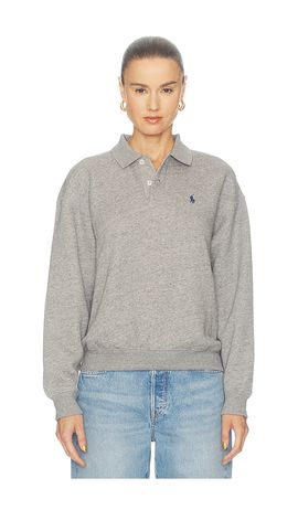 Polo Ralph Lauren Polo Ralph Lauren Fleece Polo Long Sleeve Sweater