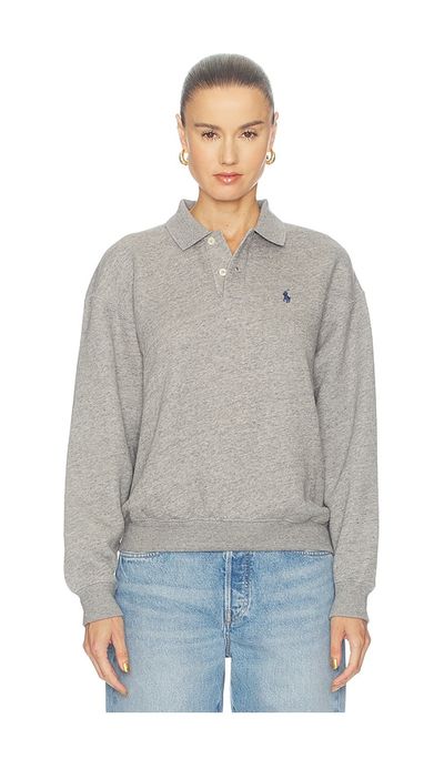 Polo Ralph Lauren Polo Ralph Lauren Fleece Polo Long Sleeve Sweater