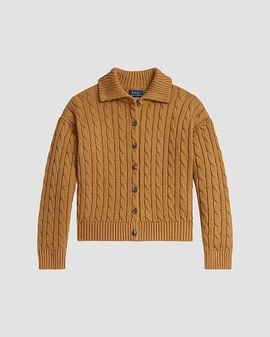 Polo Ralph Lauren Polo Ralph Lauren Girl's Little Girl's & Girl's Cable-Knit Collared Cardigan