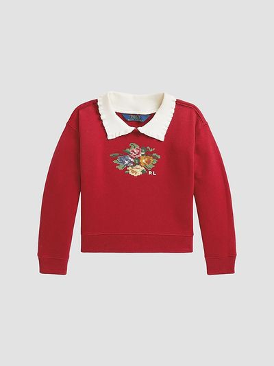 Polo Ralph Lauren Polo Ralph Lauren Girl's Little Girl's & Girl's Floral-Embroidered Sweatshirt