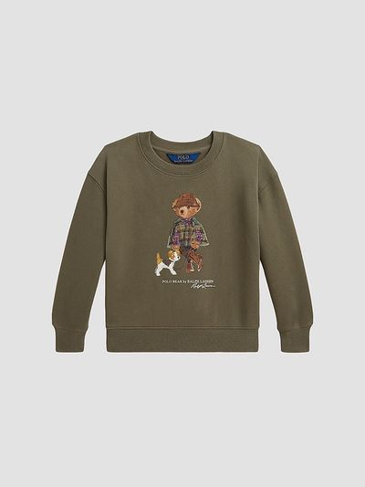 Polo Ralph Lauren Polo Ralph Lauren Girl's Little Girl's & Girl's Polo Bear Crewneck Sweatshirt