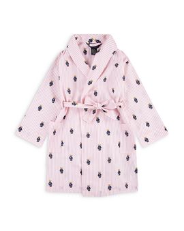 Polo Ralph Lauren Polo Ralph Lauren Girls' Polo Bear Print Shawl Collar Robe