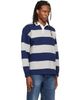 Polo Ralph Lauren Polo Ralph Lauren Gray & Blue Big Fit Polo Bear Rugby Polo - 2