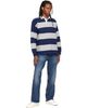 Polo Ralph Lauren Polo Ralph Lauren Gray & Blue Big Fit Polo Bear Rugby Polo - 4