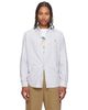 Polo Ralph Lauren Polo Ralph Lauren Gray & White Striped Oxford Shirt - 1