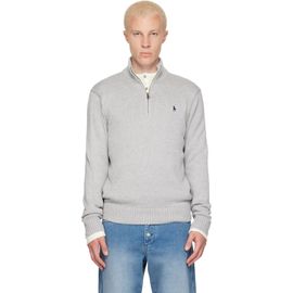 Polo Ralph Lauren Polo Ralph Lauren Gray Knit Embroidered Logo Sweater