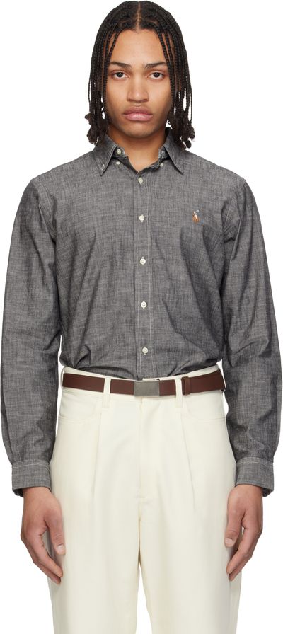 Polo Ralph Lauren Polo Ralph Lauren Gray Long Sleeve Sport Shirt