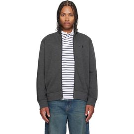 Polo Ralph Lauren Polo Ralph Lauren Gray Mock Neck Zip-Up Sweater