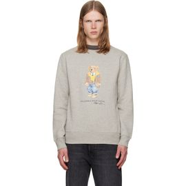 Polo Ralph Lauren Polo Ralph Lauren Gray Polo Bear Fleece Sweatshirt
