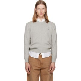 Polo Ralph Lauren Polo Ralph Lauren Gray Polo Long Sleeve Sweater