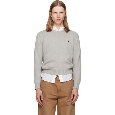 Polo Ralph Lauren Polo Ralph Lauren Gray Polo Long Sleeve Sweater