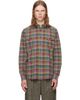 Polo Ralph Lauren Polo Ralph Lauren Green & Brown Bleeding Madras Sport Shirt - 1