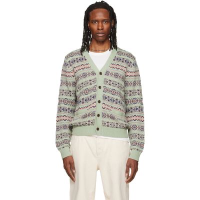 Polo Ralph Lauren Polo Ralph Lauren Green Cotton Linen Blend Long Sleeve Cardigan
